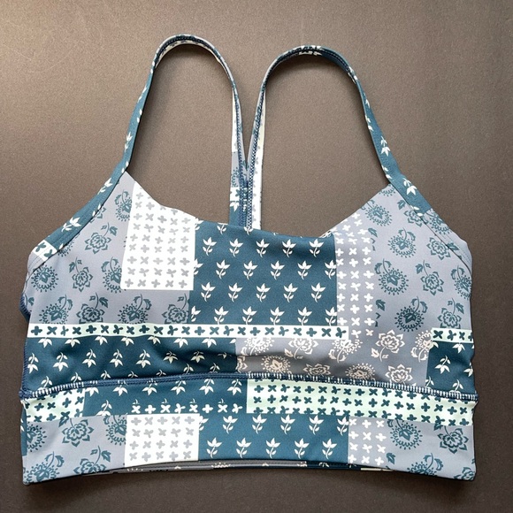 Medium NANI ACTIVE denim patchwork sports bra - Picture 2 of 7